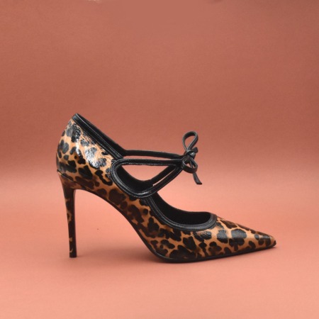 MARYJANE IN PELLE STAMPA LEOPARDO