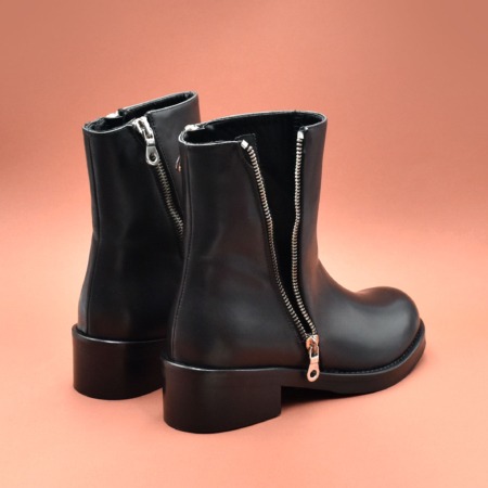 BIKER IN VITELLO NERO