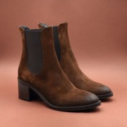 STIVALETTO IN PELLE SCAMOSCIATA